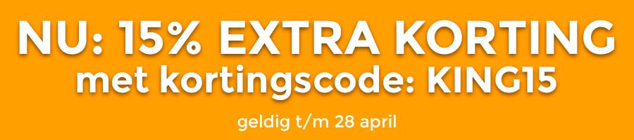 KINGDAY korting bij Vloerloods.nl NU 15% korting op jouw bestelling!